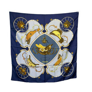 Hermes Springs 100% Silk Scarf by Philippe Ledoux 90cm × 90cm Square Carre